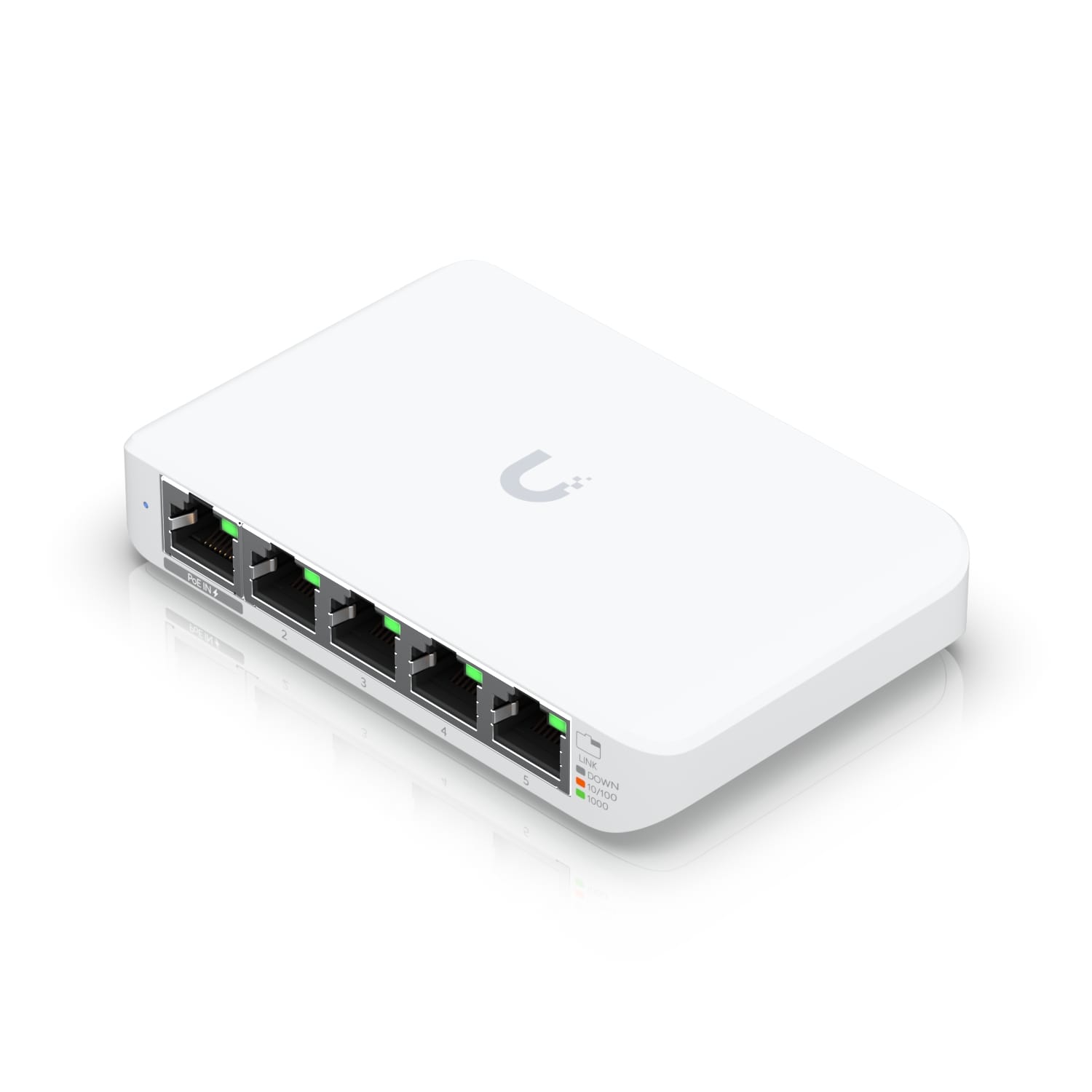 Ubiquiti USW Flex Mini, UniFi, Layer 2 Gigabit Switch, 5x GbE RJ45 Ports, Power Via PoE (802.3af) / USB Type-C 5V 1A, Ubiquiti USW Flex Mini, UniFi, Layer 2 Gigabit Switch, 5x GbE RJ45 Ports, Power Via PoE (802.3af) / USB Type-C 5V 1A,